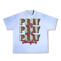 Grape Ice pray on it pray over it pray through it Urban Heavy Tee - AdoDesignShop