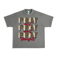 Tornado pray on it pray over it pray through it Urban Heavy Tee - AdoDesignShop
