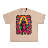 Burro our lady of guadalupe serape background Urban Heavy Tee - Artiststas