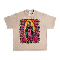 French Oak our lady of guadalupe serape background Urban Heavy Tee - Artiststas