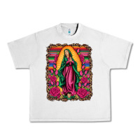 Lunar Rock our lady of guadalupe serape background Urban Heavy Tee - Artiststas