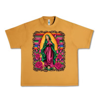 Peanut Butter our lady of guadalupe serape background Urban Heavy Tee - Artiststas