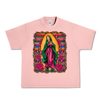 Salmon our lady of guadalupe serape background Urban Heavy Tee - Artiststas