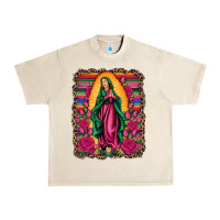 Sandshell our lady of guadalupe serape background Urban Heavy Tee - Artiststas