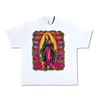 White our lady of guadalupe serape background Urban Heavy Tee - Artiststas