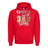 Red conchas and cucuys mexican desert ghosts Zipper Hoodie - MaliasSmallBusiness