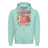 Seafoam conchas and cucuys mexican desert ghosts Zipper Hoodie - MaliasSmallBusiness