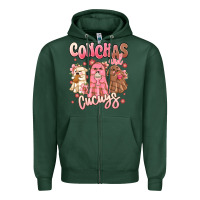 Sports Green conchas and cucuys mexican desert ghosts Zipper Hoodie - MaliasSmallBusiness