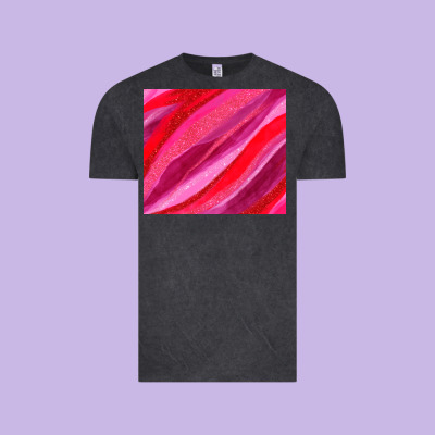 Valentines Day Glitter And Watercolor Vintage Tee Designed By Adodesignshop