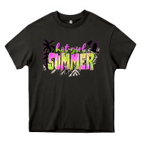 Asphalt hot girl summer with palms Heavy Core Tee - texasbilliewilder