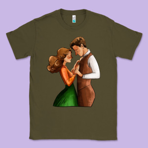 Valentines Day Couple Classic Tee Designed By Adodesignshop