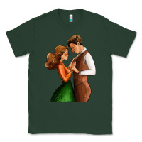 Sports Green valentines day couple Classic Tee - AdoDesignShop