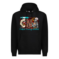 Black Christmas cna certified nursing assistant Premium Hoodie - JahusDesignShop