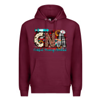 Burgundy Christmas cna certified nursing assistant Premium Hoodie - JahusDesignShop