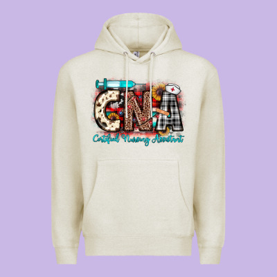 Christmas Cna Certified Nursing Assistant Premium Hoodie Designed By Jahusdesignshop