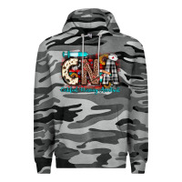 Slate Camo Christmas cna certified nursing assistant Premium Hoodie - JahusDesignShop