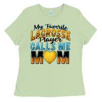 Matcha my favorite lacrosse player calls me mom Ladies Tee - Zillion Design Studio