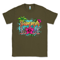 Army Green summer mom Classic Tee - NancyCooperArtShop