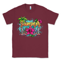 Burgundy summer mom Classic Tee - NancyCooperArtShop
