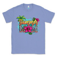 Colony Blue summer mom Classic Tee - NancyCooperArtShop