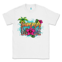 White summer mom Classic Tee - NancyCooperArtShop