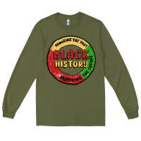 Army Green honoring the past inspiring future Long Sleeve Tee - MaliasSmallBusiness