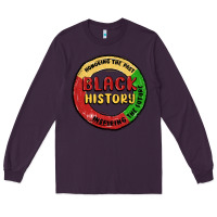 Plum honoring the past inspiring future Long Sleeve Tee - MaliasSmallBusiness