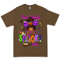 Cacao Thick Thighs Spooky Vibes Premium Tee - texasbilliewilder