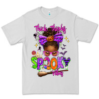 Dove Grey Thick Thighs Spooky Vibes Premium Tee - texasbilliewilder
