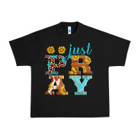Black just pray western sunflowers Urban Heavy Tee - AdoDesignShop