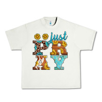 Pistachio just pray western sunflowers Urban Heavy Tee - AdoDesignShop