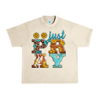 Sandshell just pray western sunflowers Urban Heavy Tee - AdoDesignShop