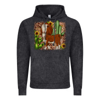 Vintage Black Hereford cactus sunflower Vintage Hoodie - JahusDesignShop