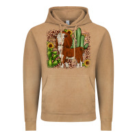 Vintage Camel Hereford cactus sunflower Vintage Hoodie - JahusDesignShop