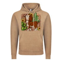 Vintage Coffee Hereford cactus sunflower Vintage Hoodie - JahusDesignShop