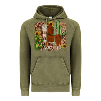 Vintage Olive Hereford cactus sunflower Vintage Hoodie - JahusDesignShop