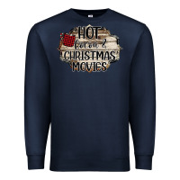 Navy I Just Want To Drink Hot Cocoa Premium Sweatshirt - Bettercallsaul