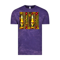 Cloud Purple beer bottle for christmas Vintage Tee - AdoDesignShop
