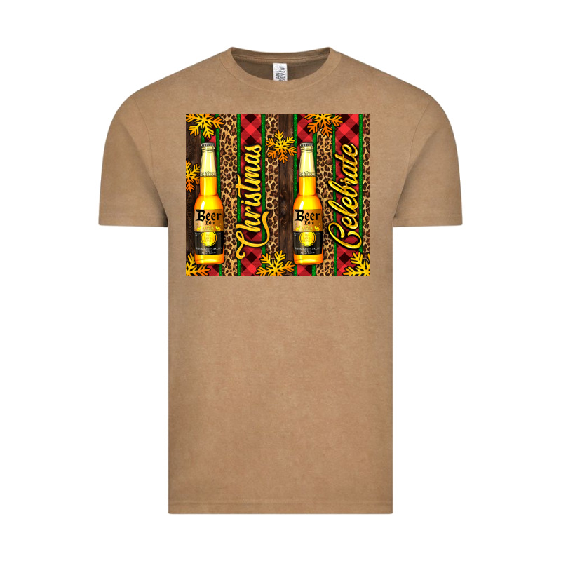 Beer Bottle For Christmas Vintage Tee by AdoDesignShop | Teevron