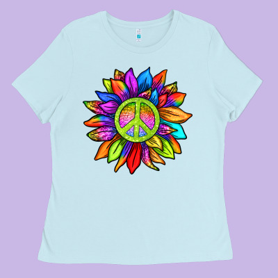 Ladies Tee pride sunflower