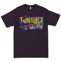 Plum Tonight We Fly Premium Tee - texasbilliewilder