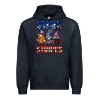 Navy Stars and stripes gnomes 4th of july Urban Hoodie - CowGirlArtShop