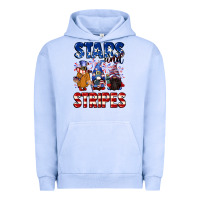 Pigment Grape Ice Stars and stripes gnomes 4th of july Urban Hoodie - CowGirlArtShop