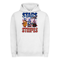 Pigment Lunar Rock Stars and stripes gnomes 4th of july Urban Hoodie - CowGirlArtShop