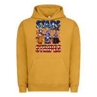 Pigment Peanut Butter Stars and stripes gnomes 4th of july Urban Hoodie - CowGirlArtShop