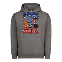 Pigment Tornado Stars and stripes gnomes 4th of july Urban Hoodie - CowGirlArtShop