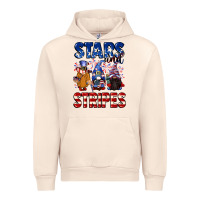 Sandshell Stars and stripes gnomes 4th of july Urban Hoodie - CowGirlArtShop