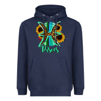 Navy Pisces Zodiac Heavyweight Hoodie - Bettercallsaul