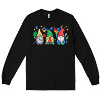 Black autism gnome Long Sleeve Tee - MaliasSmallBusiness
