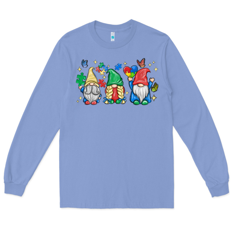Autism Gnome Long Sleeve Tee by MaliasSmallBusiness | Teevron